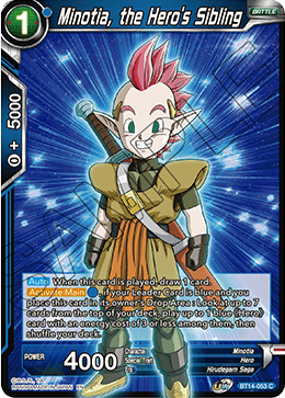 Minotia, the Hero's Sibling (BT14-053) [Cross Spirits] Parallel Foil