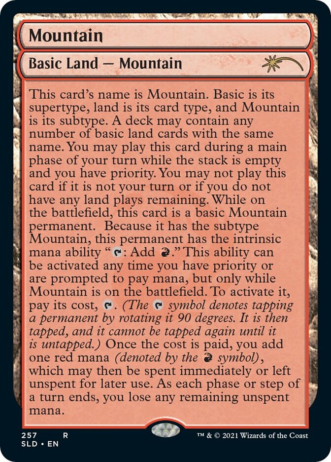 Mountain (257) [Secret Lair Drop Series] Foil