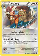 Lopunny (117/149) [Black & White: Boundaries Crossed] Reverse Holofoil