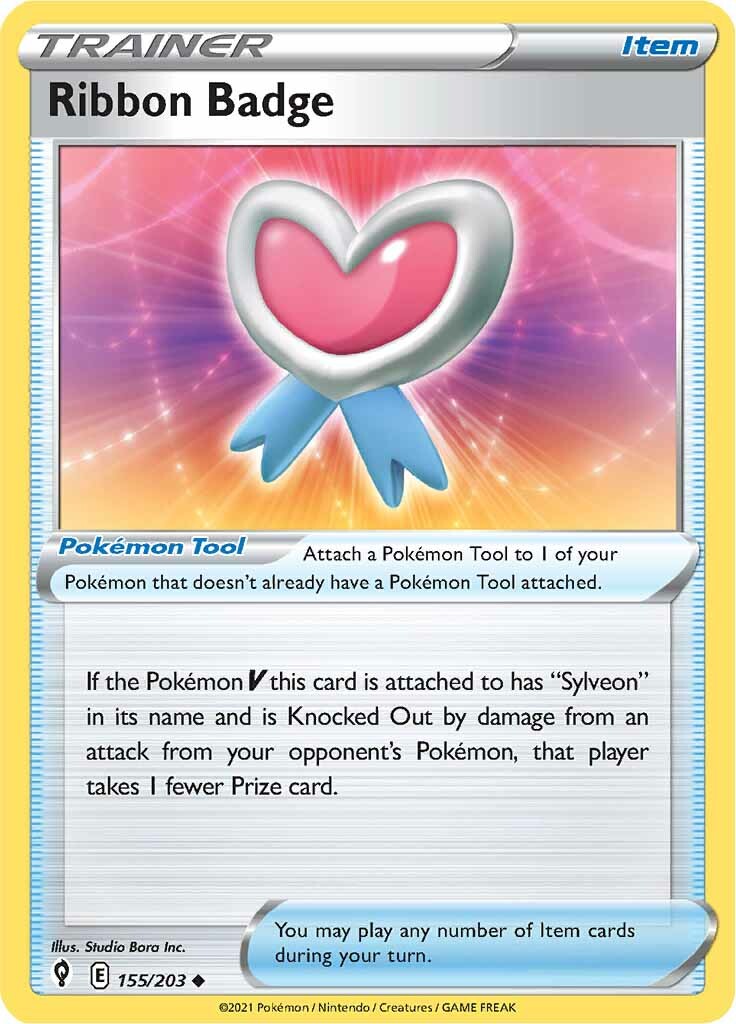 Ribbon Badge (155/203) [Sword & Shield: Evolving Skies] Reverse Holofoil