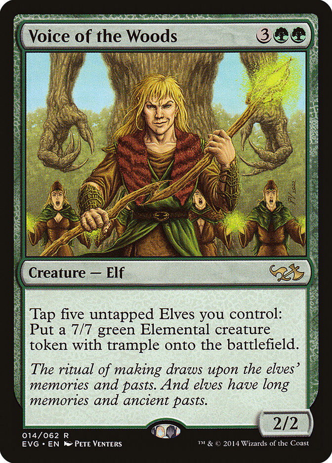 Voice of the Woods (Elves vs. Goblins) [Duel Decks Anthology] Foil