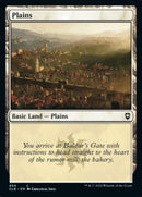Plains (454) [Commander Legends: Battle for Baldur's Gate] Foil