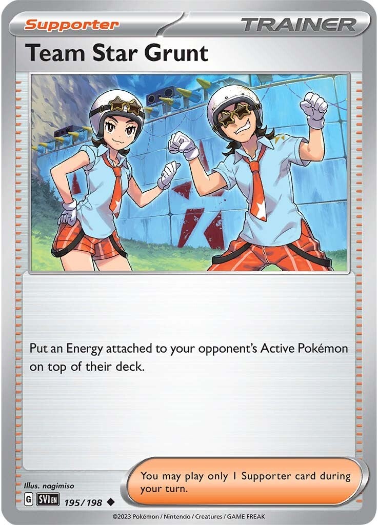 Team Star Grunt (195/198) [Scarlet & Violet: Base Set] Reverse Holofoil