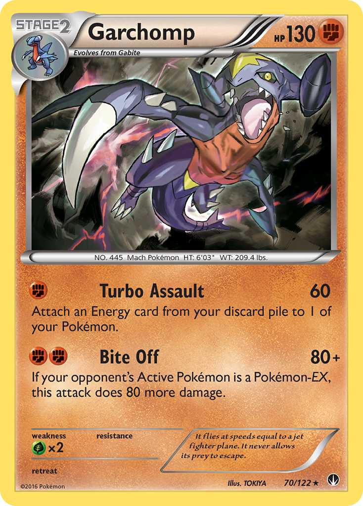 Garchomp (70/122) [XY: BREAKpoint] Reverse Holofoil