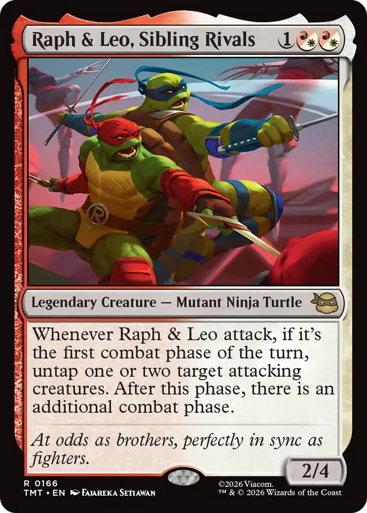 Raph & Leo, Sibling Rivals [Teenage Mutant Ninja Turtles] Foil