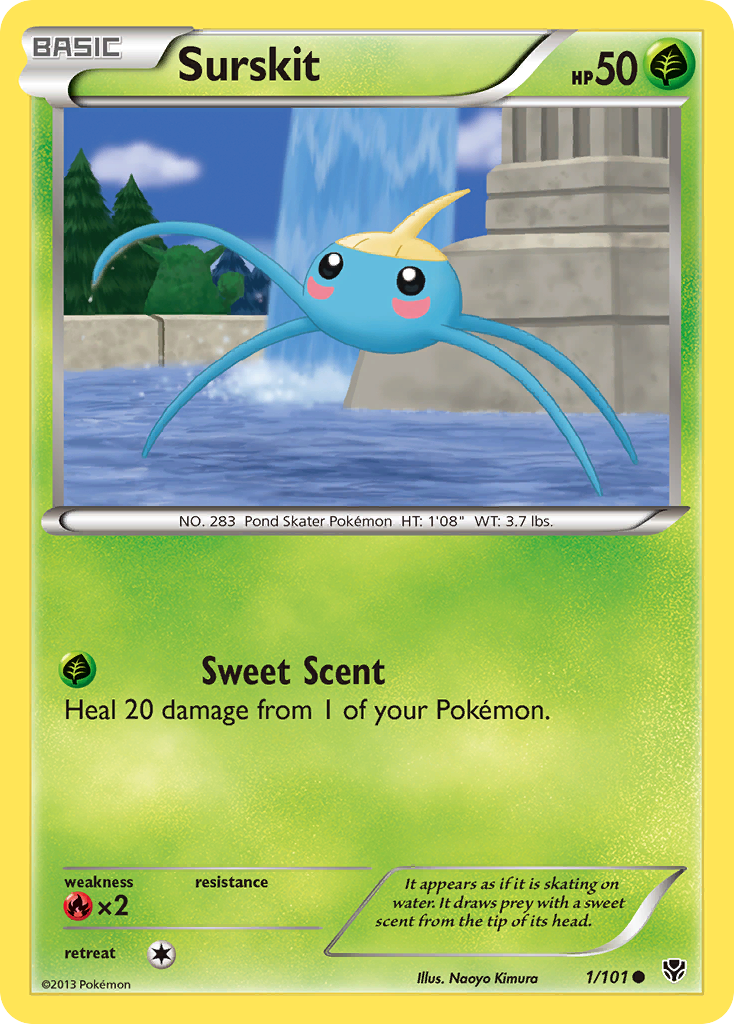 Surskit (1/101) [Black & White: Plasma Blast] Reverse Holofoil