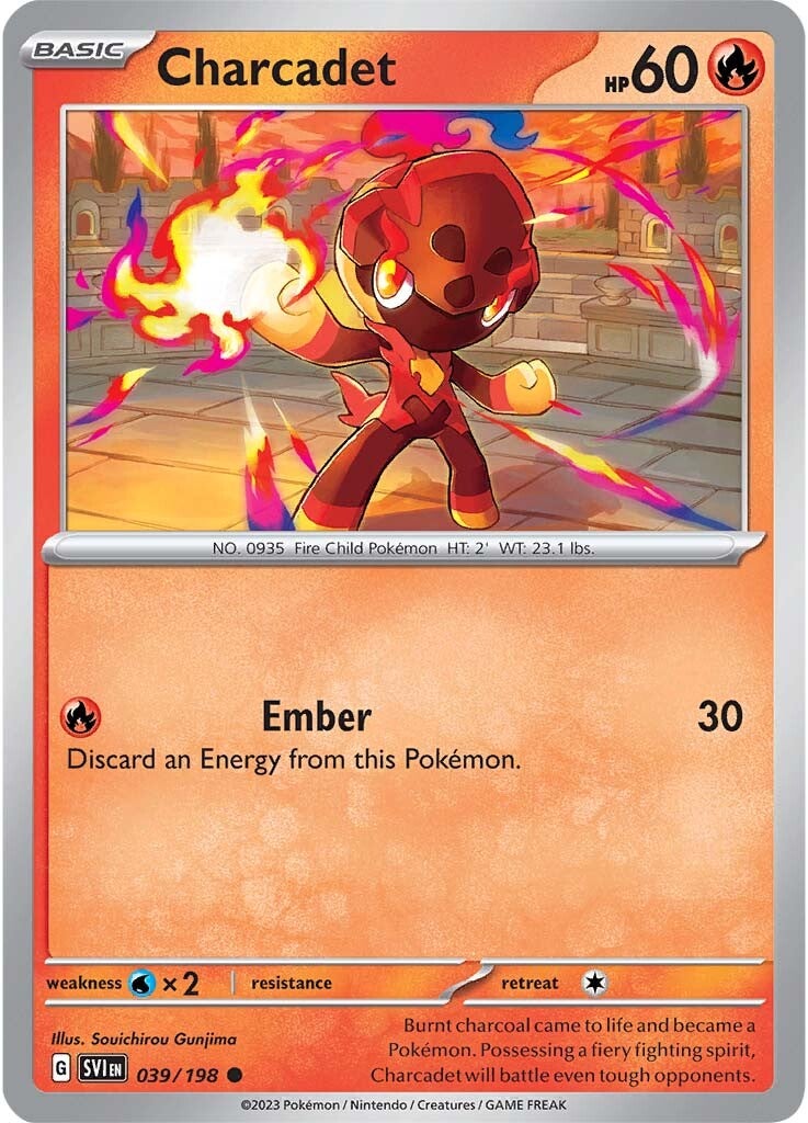 Charcadet (039/198) [Scarlet & Violet: Base Set] Reverse Holofoil