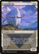 Makindi Ox (Showcase) [Zendikar Rising] Foil