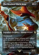 The Destined Black Mage (Borderless) [FINAL FANTASY Commander] Foil