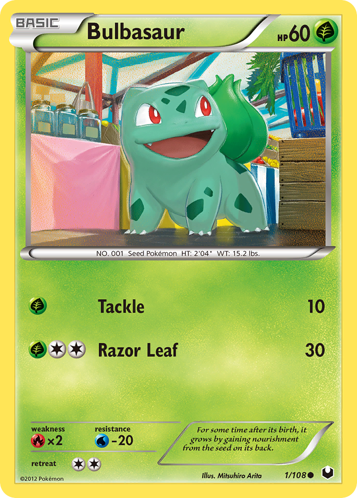 Bulbasaur (1/108) [Black & White: Dark Explorers] Reverse Holofoil