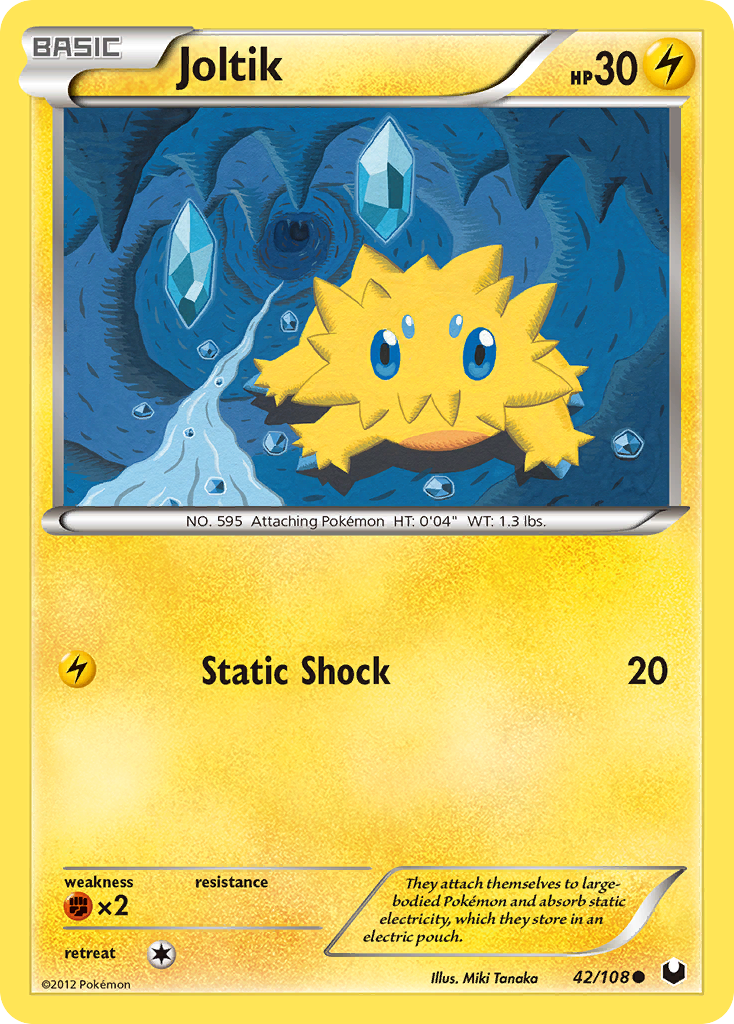 Joltik (42/108) [Black & White: Dark Explorers] Reverse Holofoil