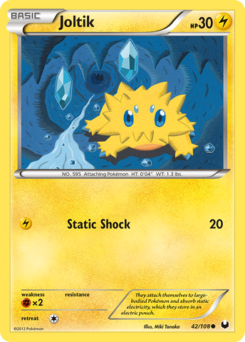 Joltik (42/108) [Black & White: Dark Explorers] Reverse Holofoil