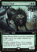 Wicked Wolf (Extended Art) [Throne of Eldraine] Foil