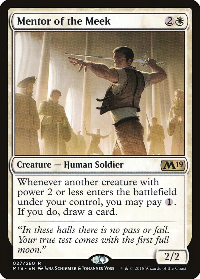 Mentor of the Meek [Core Set 2019] Foil