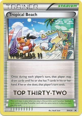 Tropical Beach (BW28) (Top 32) [Black & White: Black Star Promos] Holofoil