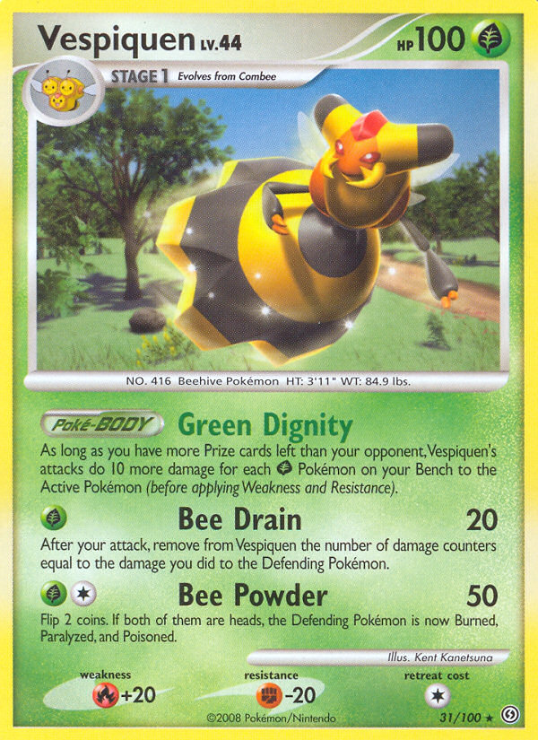 Vespiquen (31/100) [Diamond & Pearl: Stormfront] Reverse Holofoil