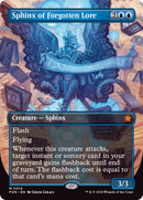 Sphinx of Forgotten Lore (Borderless) [Foundations] Foil