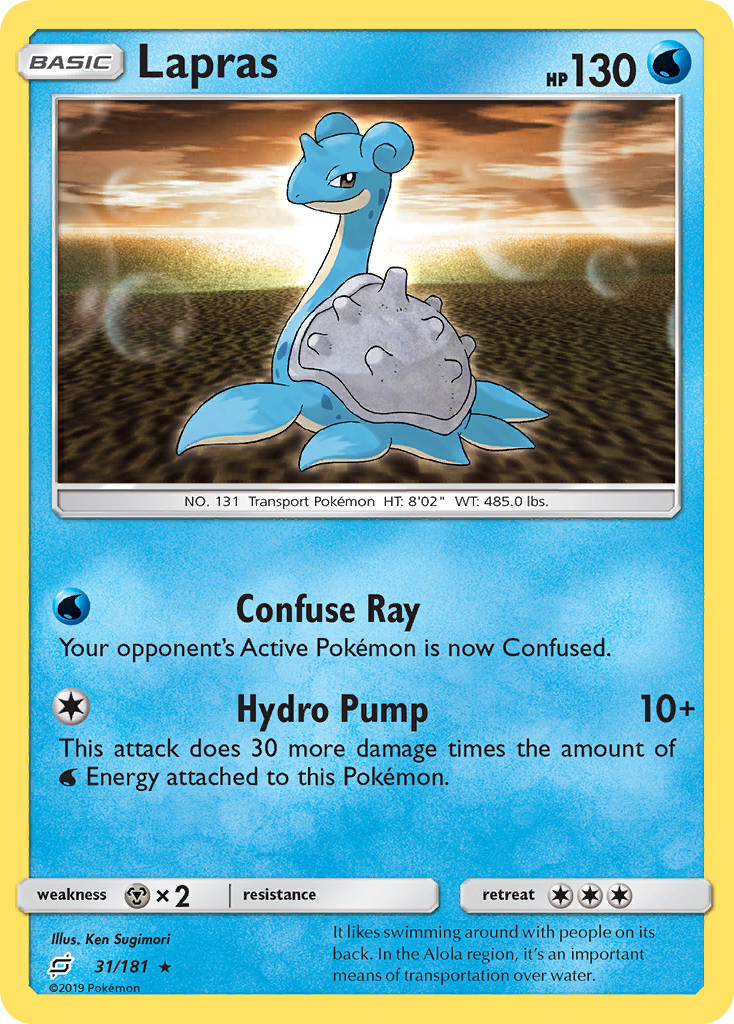 Lapras (31/181) [Sun & Moon: Team Up] Reverse Holofoil