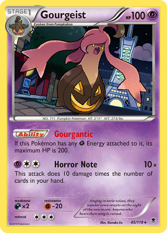 Gourgeist (45/119) [XY: Phantom Forces] Reverse Holofoil
