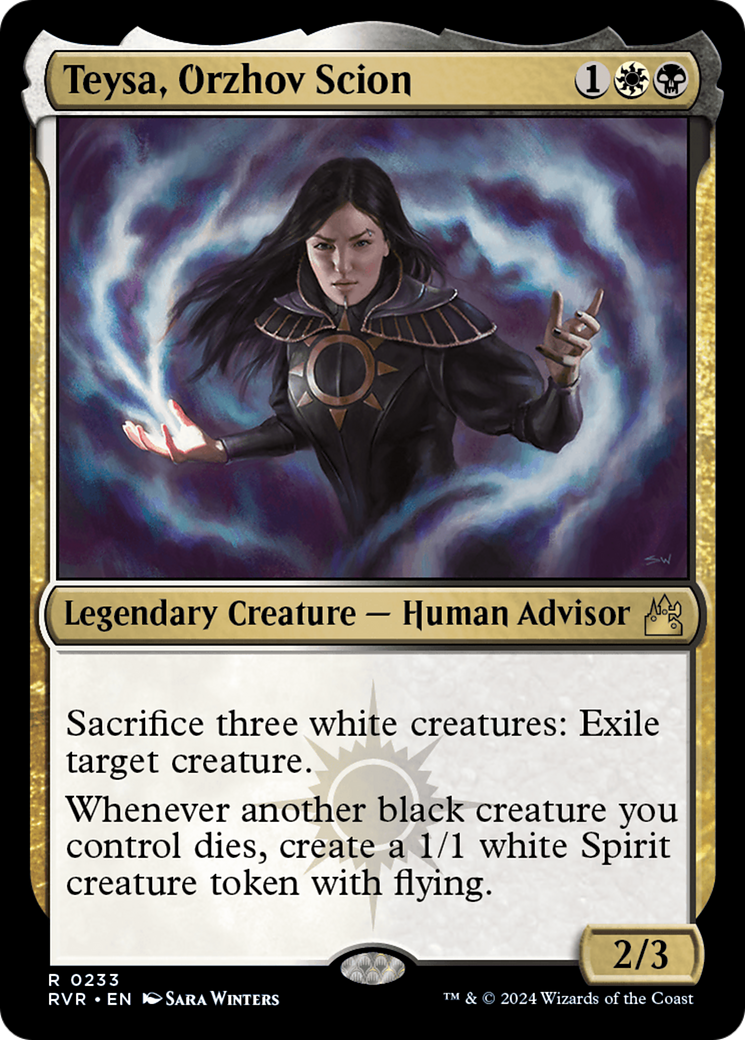 Teysa, Orzhov Scion [Ravnica Remastered] Foil