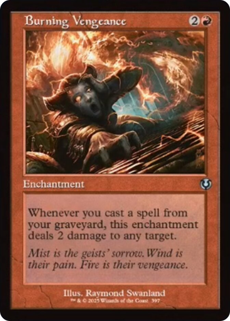 Burning Vengeance (Retro Frame) [Innistrad Remastered] Foil