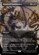 Kindred Dominance (Borderless Alternate Art) [Commander Masters] Foil