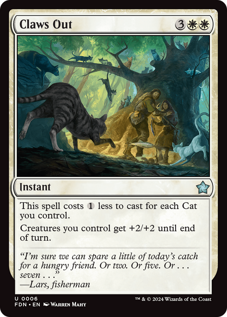 Claws Out [Foundations] Foil