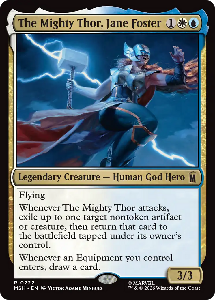 The Mighty Thor, Jane Foster [Marvel Super Heroes] Foil