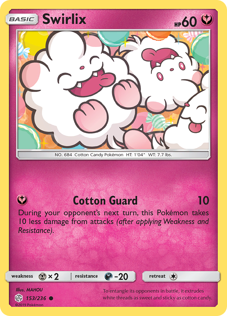 Swirlix (153/236) [Sun & Moon: Cosmic Eclipse] Reverse Holofoil