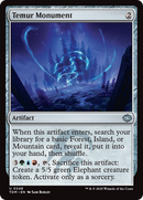 Temur Monument [Tarkir: Dragonstorm] Foil