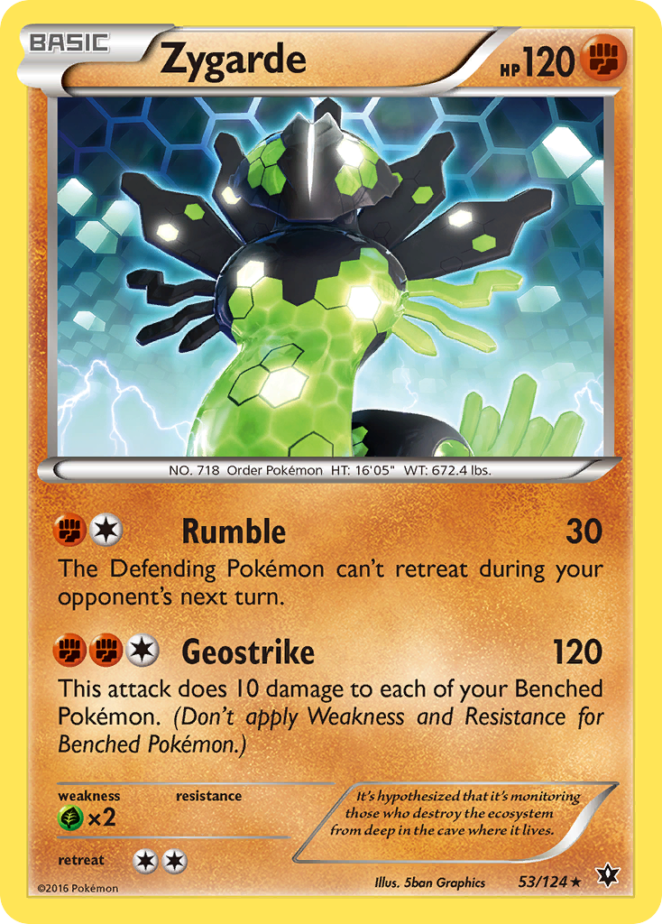 Zygarde (53/124) [XY: Fates Collide] Reverse Holofoil