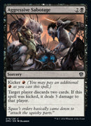 Aggressive Sabotage [Dominaria United] Foil