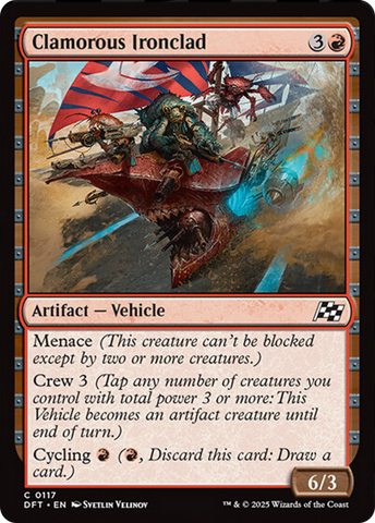 Clamorous Ironclad [Aetherdrift] Foil