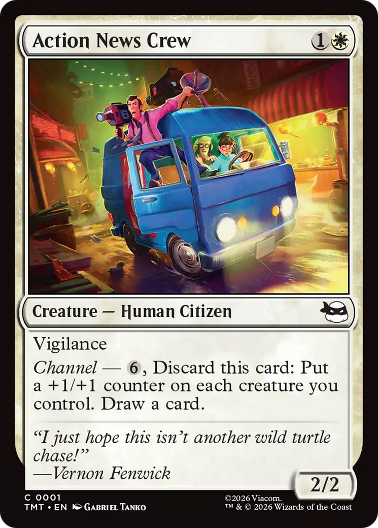 Action News Crew [Teenage Mutant Ninja Turtles] Foil