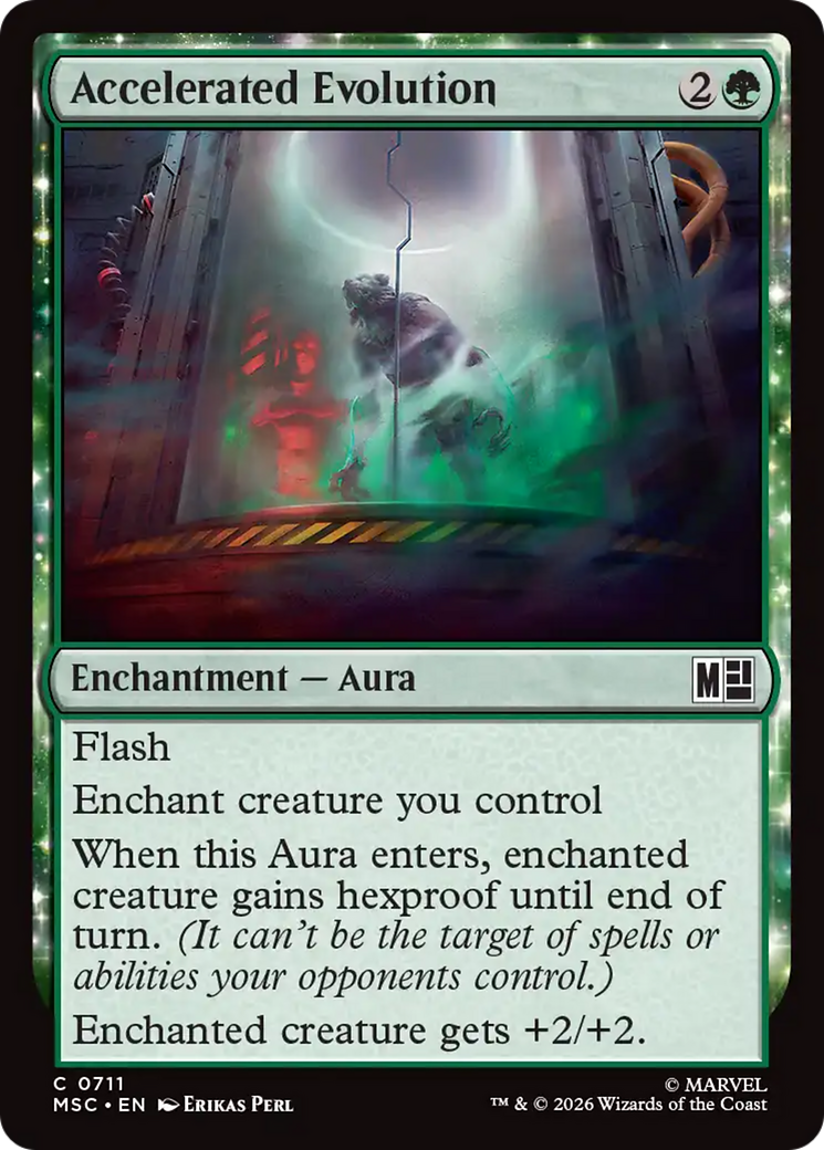 Accelerated Evolution [Marvel Super Heroes Commander] Foil
