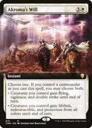 Akroma's Will (Extended Art) [Commander Legends] Foil