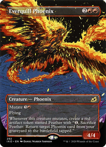 Everquill Phoenix (Showcase) [Ikoria: Lair of Behemoths] Foil