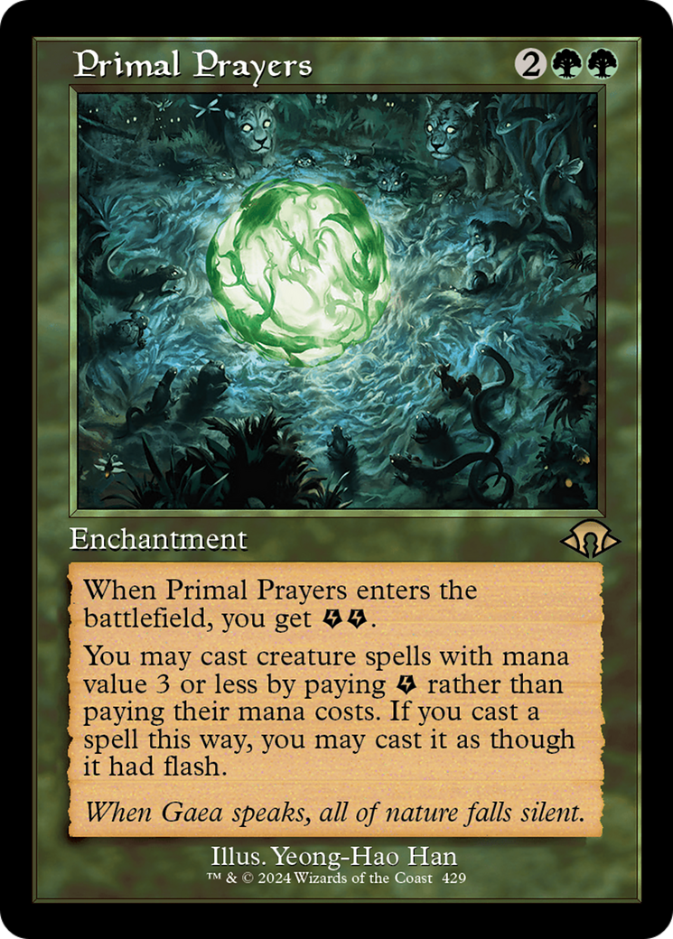 Primal Prayers (Retro) [Modern Horizons 3] Foil