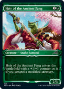 Heir of the Ancient Fang (Showcase Samurai) [Kamigawa: Neon Dynasty] Foil