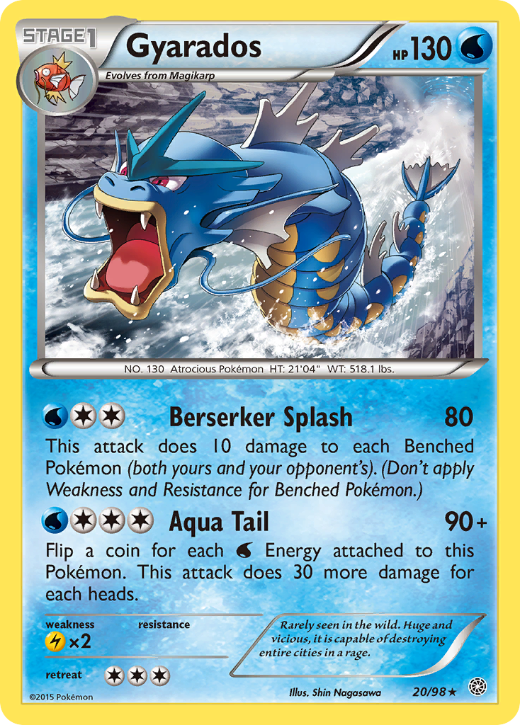 Gyarados (20/98) [XY: Ancient Origins] Reverse Holofoil