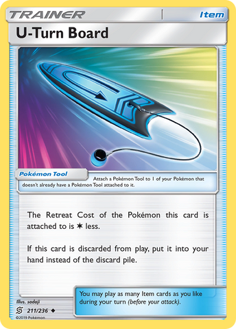 U-Turn Board (211/236) [Sun & Moon: Unified Minds] Reverse Holofoil
