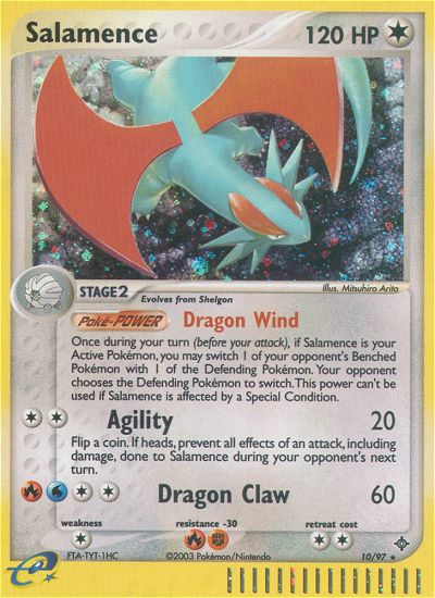 Salamence (10/97) [EX: Dragon] Reverse Holofoil