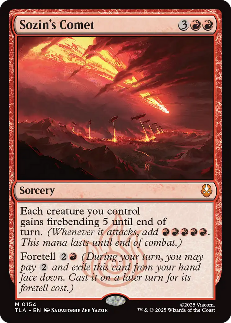 Sozin's Comet [Avatar: The Last Airbender] Foil
