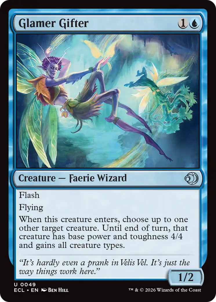 Glamer Gifter [Lorwyn Eclipsed] Foil
