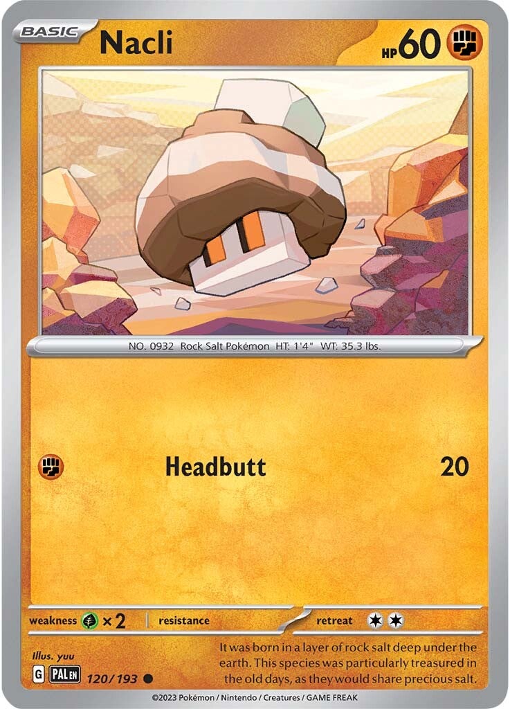 Nacli (120/193) [Scarlet & Violet: Paldea Evolved] Reverse Holofoil