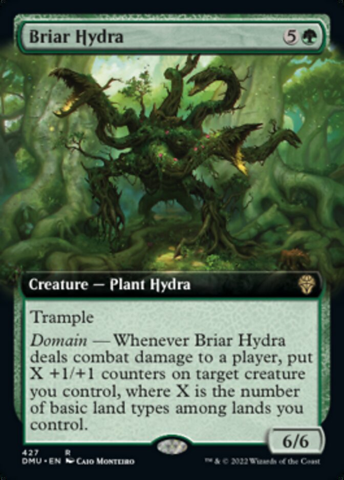 Briar Hydra (Extended Art) [Dominaria United] Foil