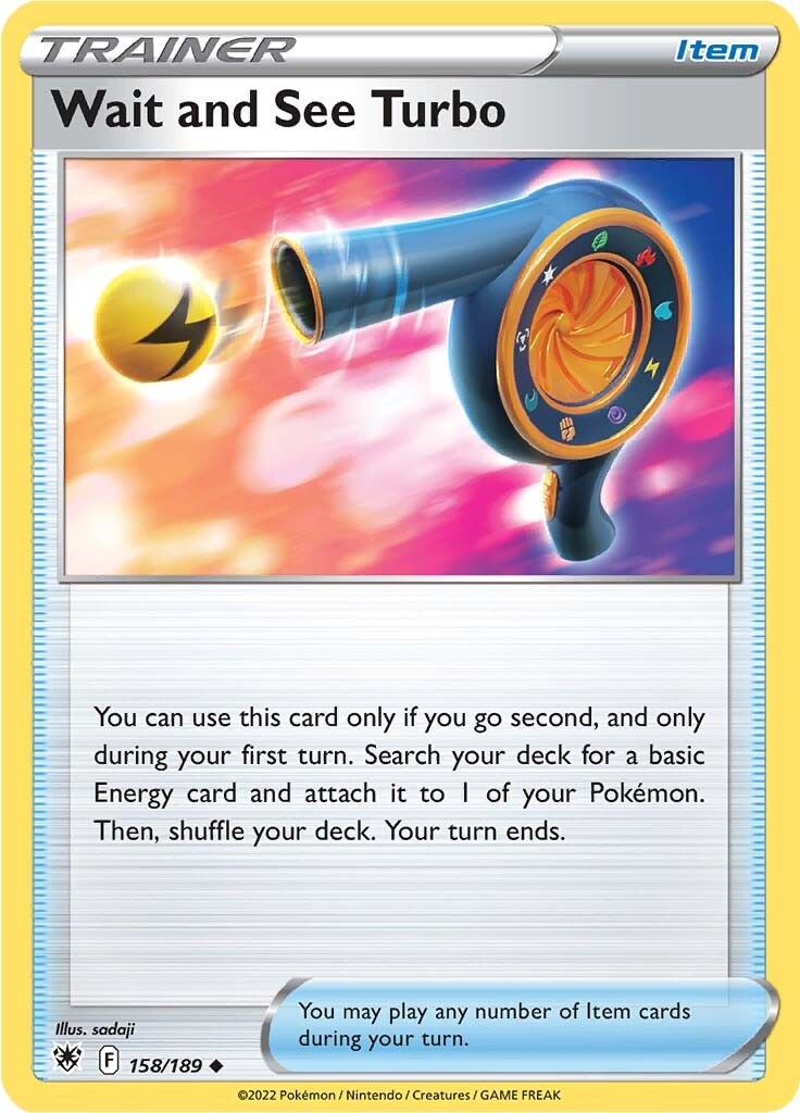 Wait and See Turbo (158/189) [Sword & Shield: Astral Radiance] Reverse Holofoil