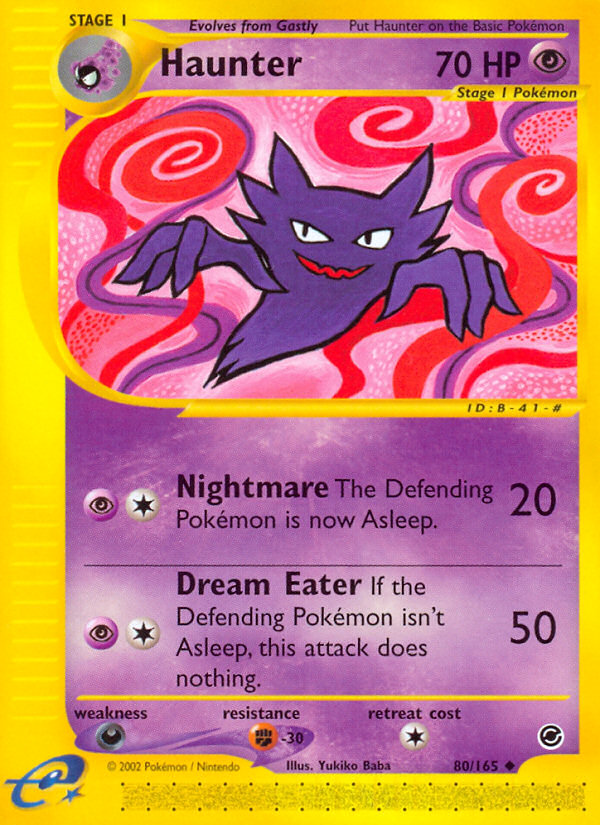 Haunter (80/165) [Expedition: Base Set] Reverse Holofoil