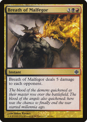 Breath of Malfegor [Alara Reborn] Foil