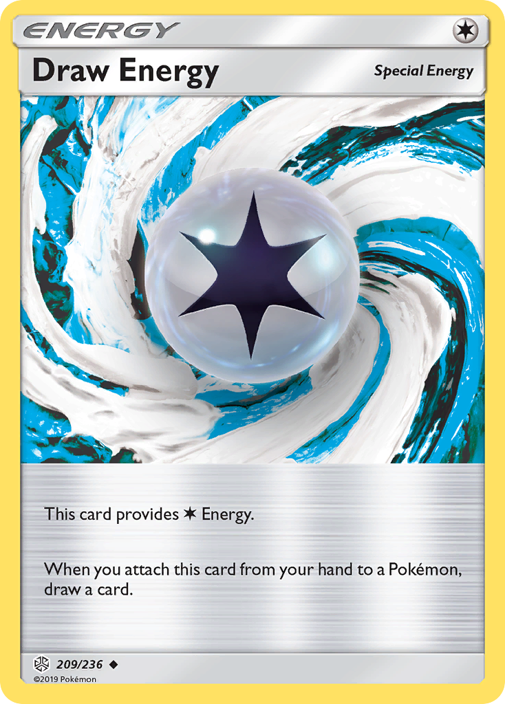 Draw Energy (209/236) [Sun & Moon: Cosmic Eclipse] Reverse Holofoil